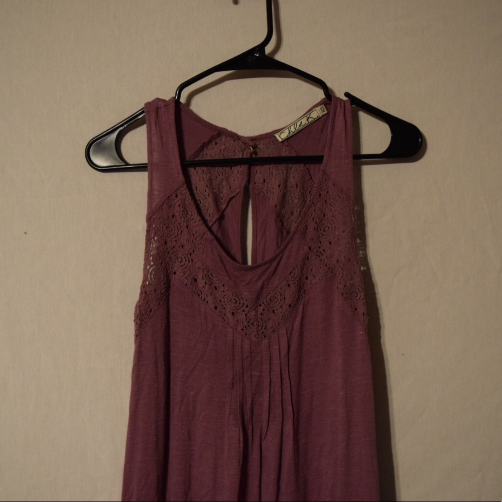 Casual purple dress